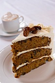 A Slice of Three Layer Carrot Cake