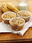 Honig-Bananen-Muffins mit Hagelzucker