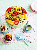 Summer fruit cake