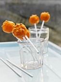 Cake pops with rum