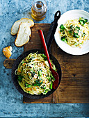 Spaghetti with broccoli