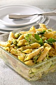 Penne ai broccoli (Nudeln mit Brokkoli & Parmesan)