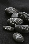 Hand-painted zen stones