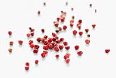Scattered red peppercorns