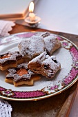 Plate of biscuits (Christmas)