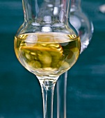 A glass of Grappa (close-up)