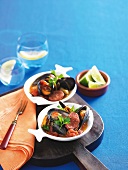 Chorizo and mussels