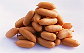 A mound of cocktail sausages