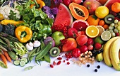 Stillleben mit Obst und Gemüse