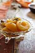 Apricots with thyme