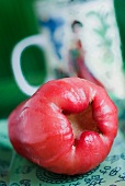 A red rose apple