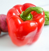 A red pepper (close-up)