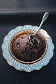 Baked chocolate pudding