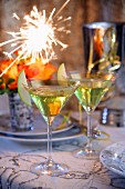 Apple martinis for New Year's Eve