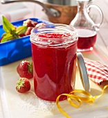 Strawberry jam with orange and Campari