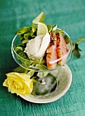 Gravad lax with dill mayonnaise