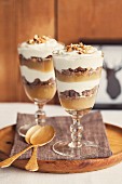 Trifle with nuts