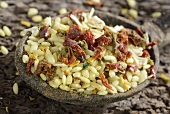 A ready-made risotto mix with dried vegetables and spices