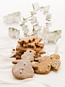 Gingerbread figures and cutters (Christmassy)