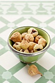 Dried baby figs in a bowl