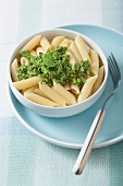 Penne with pesto