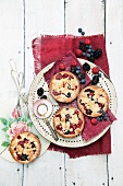 Tartlets with berries