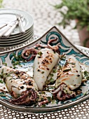 Stuffed Squid with Feta and Herbs