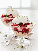 Strawberry, Basil, Lemon Curd - Trifle