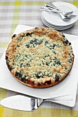 Poppy seed cheesecake with crumble topping