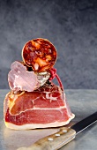 Spanish cold cuts: Serrano ham, chorizo and lomo