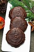 Chocolate-coated Elisen gingerbread