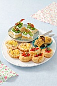 Nibbles made with puff pastry