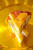Slices of pear cake