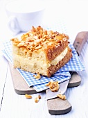 Bee sting cake with pine nuts