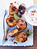Caramelised figs