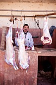 A butcher's shop in North Africa