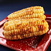 Grilled Corn on the Cob with Coarse Salt