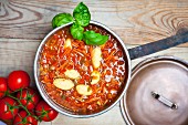 Vegetable stew with tomatoes