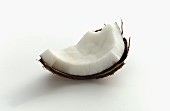 A piece of coconut