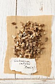 Dried chicory root (Cichorium intybus)