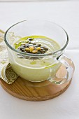 Cream of asparagus soup