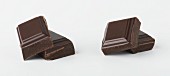 Vier Schokoladenstücke
