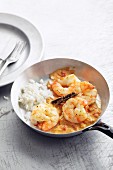 Prawn curry with coconut (Asia)