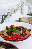 Oven-baked Mediterranean vegetables