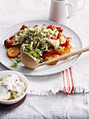 Buckwheat with roast vegetables