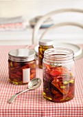 Dried tomatoes with cardamom, preserved in oil