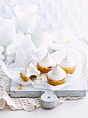 Chestnut meringue tarts