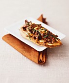 Crostini with sundried tomatoes and anchovies