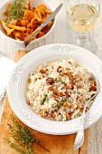 Risotto with chanterelles and thyme