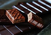 Chocolate and nougat bars